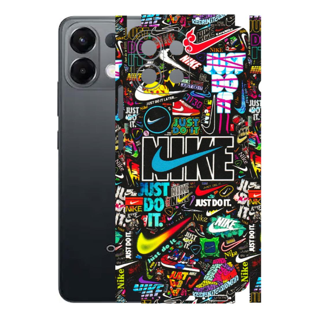 OPPO Phone Skins 2025 (All Models) - Just Do It Doodles - 3D Embossed Finish (L-166) Oppo K13 5G