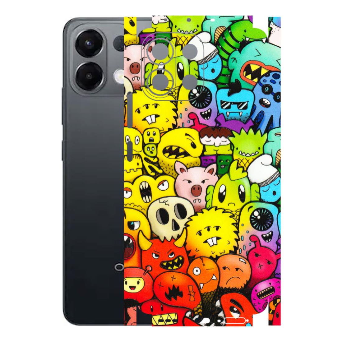 OPPO Phone Skins 2025 (All Models) - Angry Funkies - 3D Embossed Finish (L-169) Oppo K13 5G
