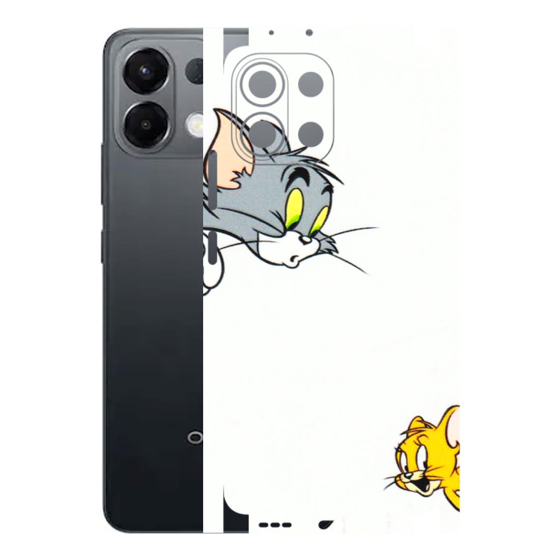 OPPO Phone Skins 2025 (All Models) - Cute Tom And Jerry - 3D Embossed Finish (L-220) Oppo K13 5G