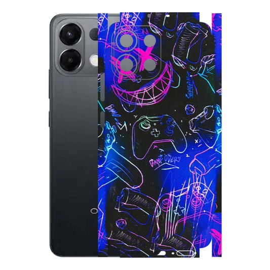 OPPO Phone Skins 2025 (All Models) - Gamers Paradise - 3D Embossed Finish (L-258) Oppo K13 5G
