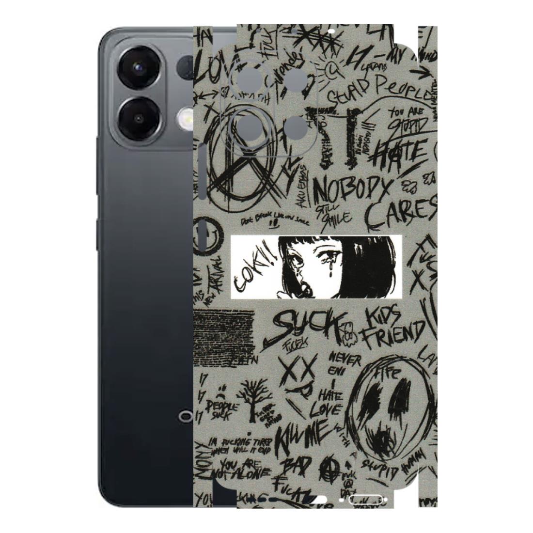 OPPO Phone Skins 2025 (All Models) - Never Have Love Anime - 3D Embossed Finish (L-260) Oppo K13 5G