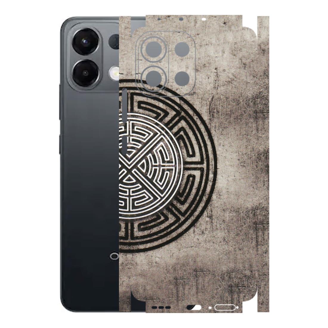 OPPO Phone Skins 2025 (All Models) - Mysterious Circular Design - 3D Embossed Finish (L-63) Oppo K13 5G