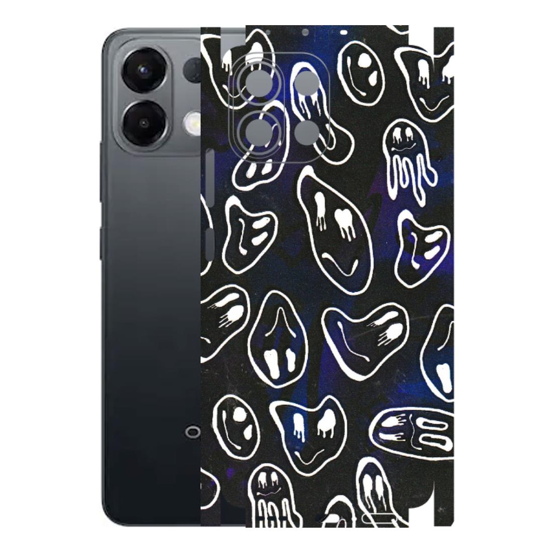 OPPO Phone Skins 2025 (All Models) - Distorted Smileys - 3D Embossed Finish (L-92) Oppo K13 5G