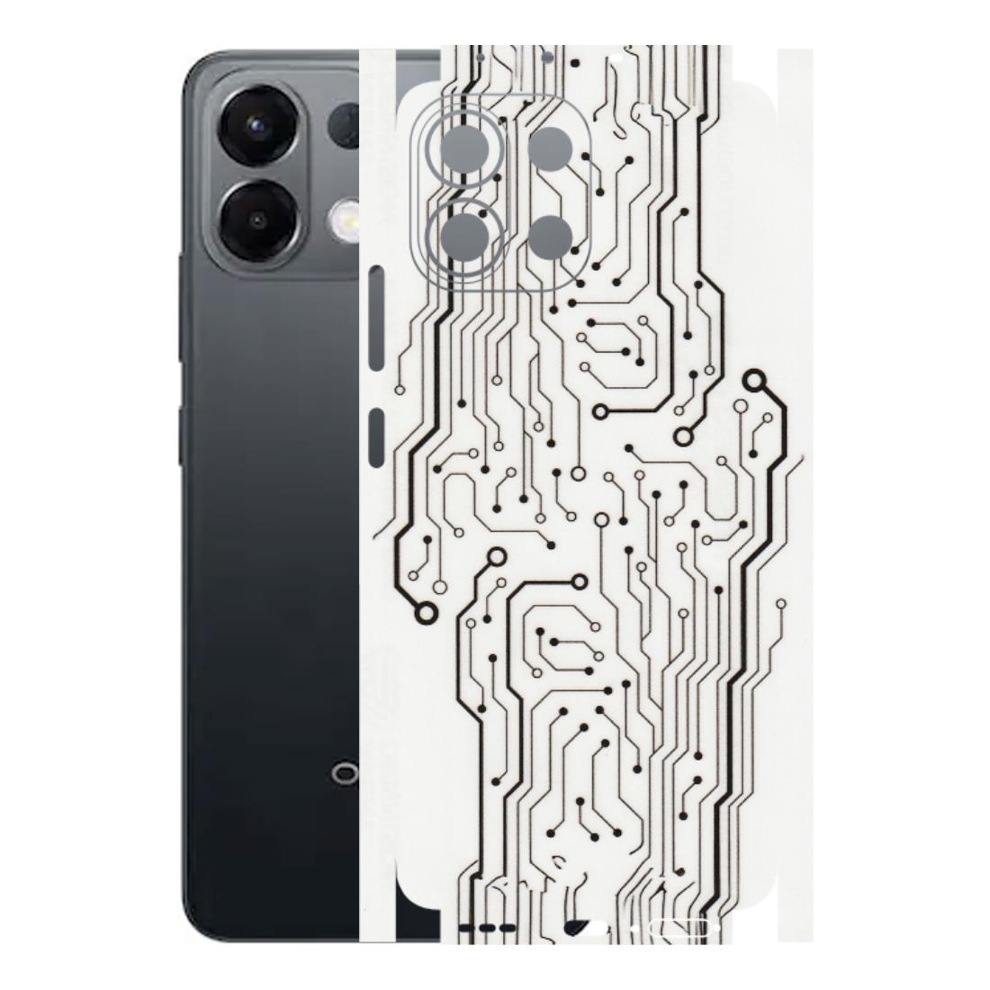 OPPO Phone Skins 2025 (All Models) - Tech Circuits - Transparent Finish (T-03) Oppo K13 5G