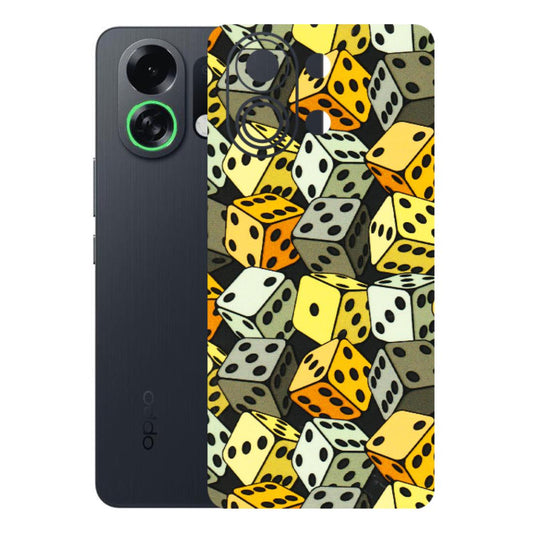 OPPO Phone Skins 2025 (All Models) - Dices Of Life - 3D Embossed Finish (L-04) Oppo K13 Turbo 5G