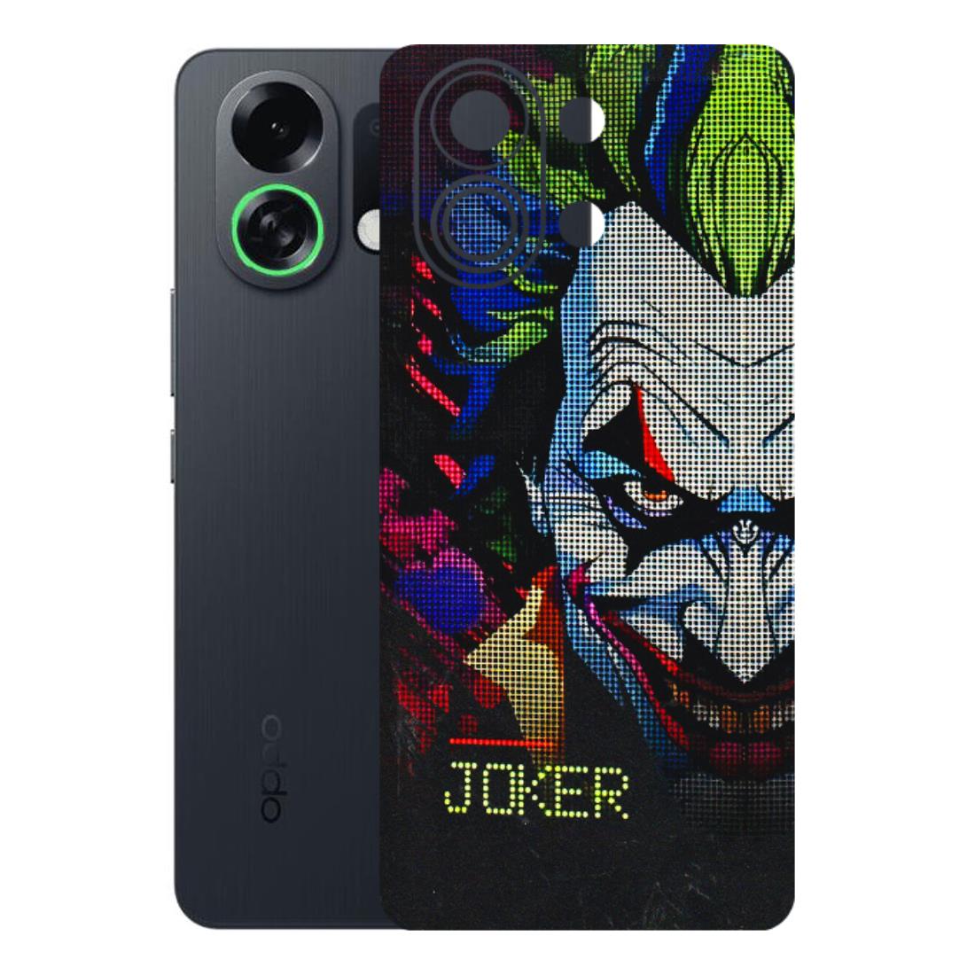 OPPO Phone Skins 2025 (All Models) - Joker Dot Matrix - 3D Embossed Finish (L-08) Oppo K13 Turbo 5G