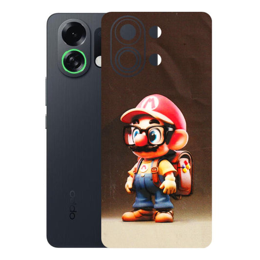 OPPO Phone Skins 2025 (All Models) - Little Mario - 3D Embossed Finish (L-119) Oppo K13 Turbo 5G