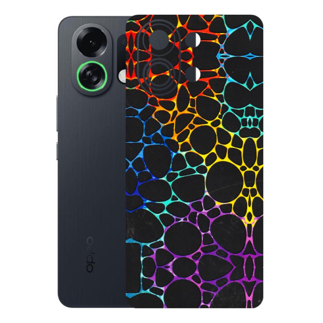 OPPO Phone Skins 2025 (All Models) - Abstract Art MultiColour - 3D Embossed Finish (L-133) Oppo K13 Turbo 5G