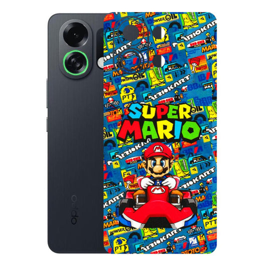 OPPO Phone Skins 2025 (All Models) - Super Mario Kart - 3D Embossed Finish (L-140) Oppo K13 Turbo 5G