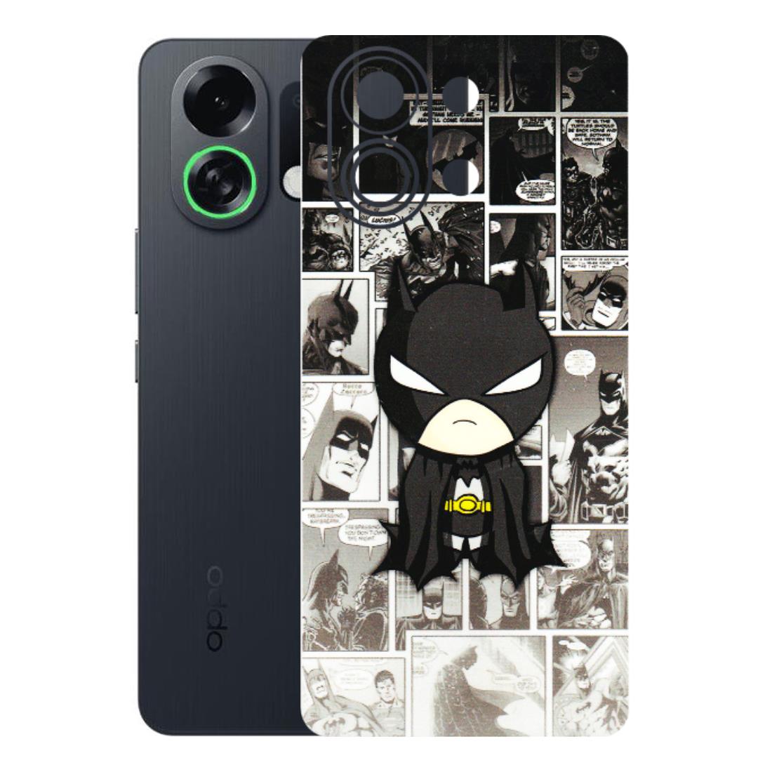 OPPO Phone Skins 2025 (All Models) - Toon Batman - 3D Embossed Finish (L-182) Oppo K13 Turbo 5G