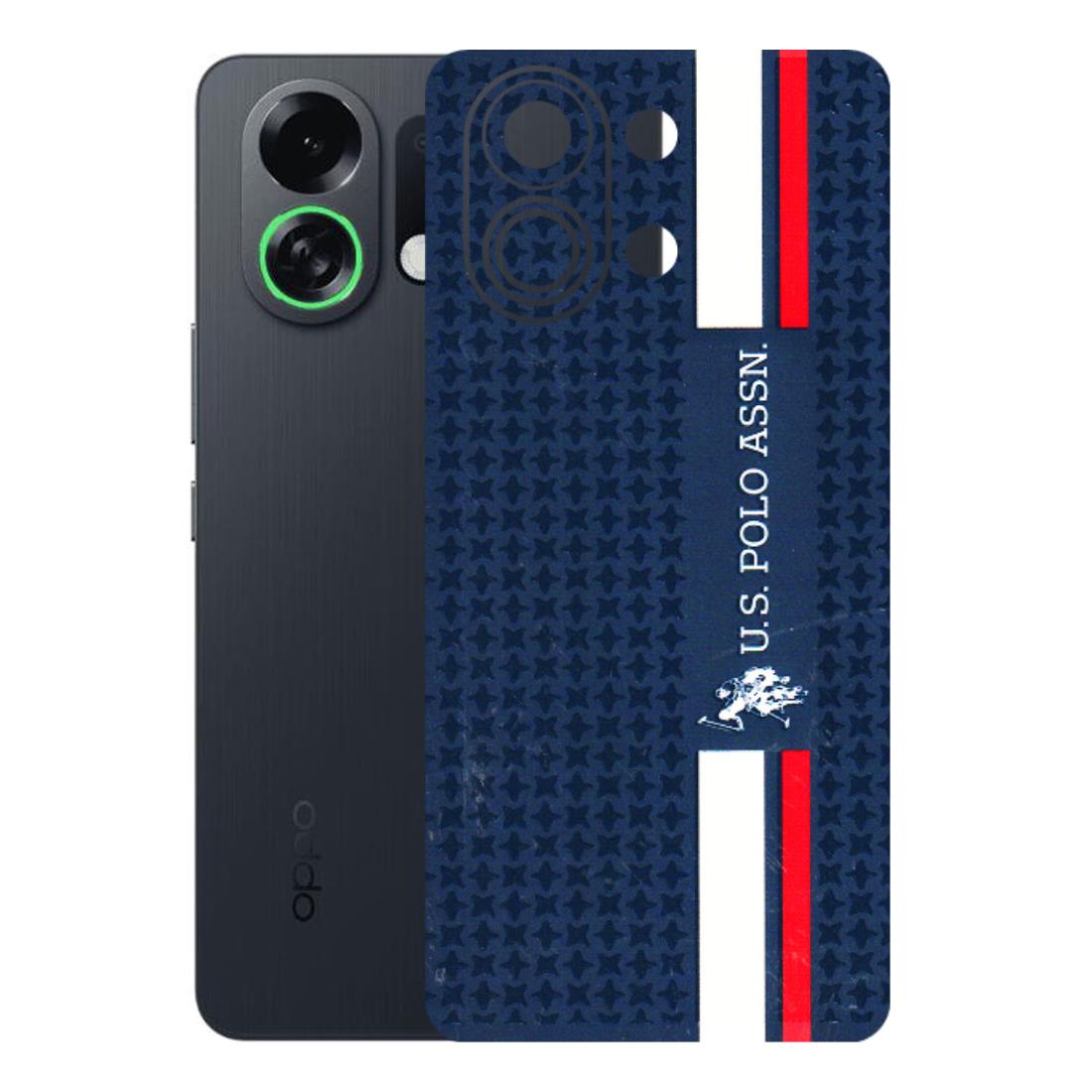 OPPO Phone Skins 2025 (All Models) - US POLO Designer Brand - 3D Embossed Finish (L-65) Oppo K13 Turbo 5G