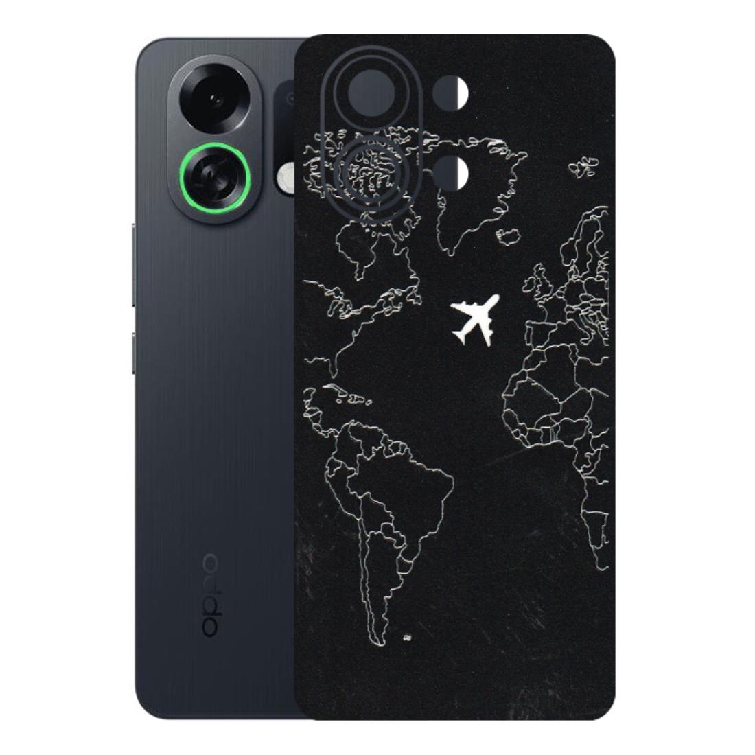 OPPO Phone Skins 2025 (All Models) - Never Ending Travel - 3D Embossed Finish (L-79) Oppo K13 Turbo 5G