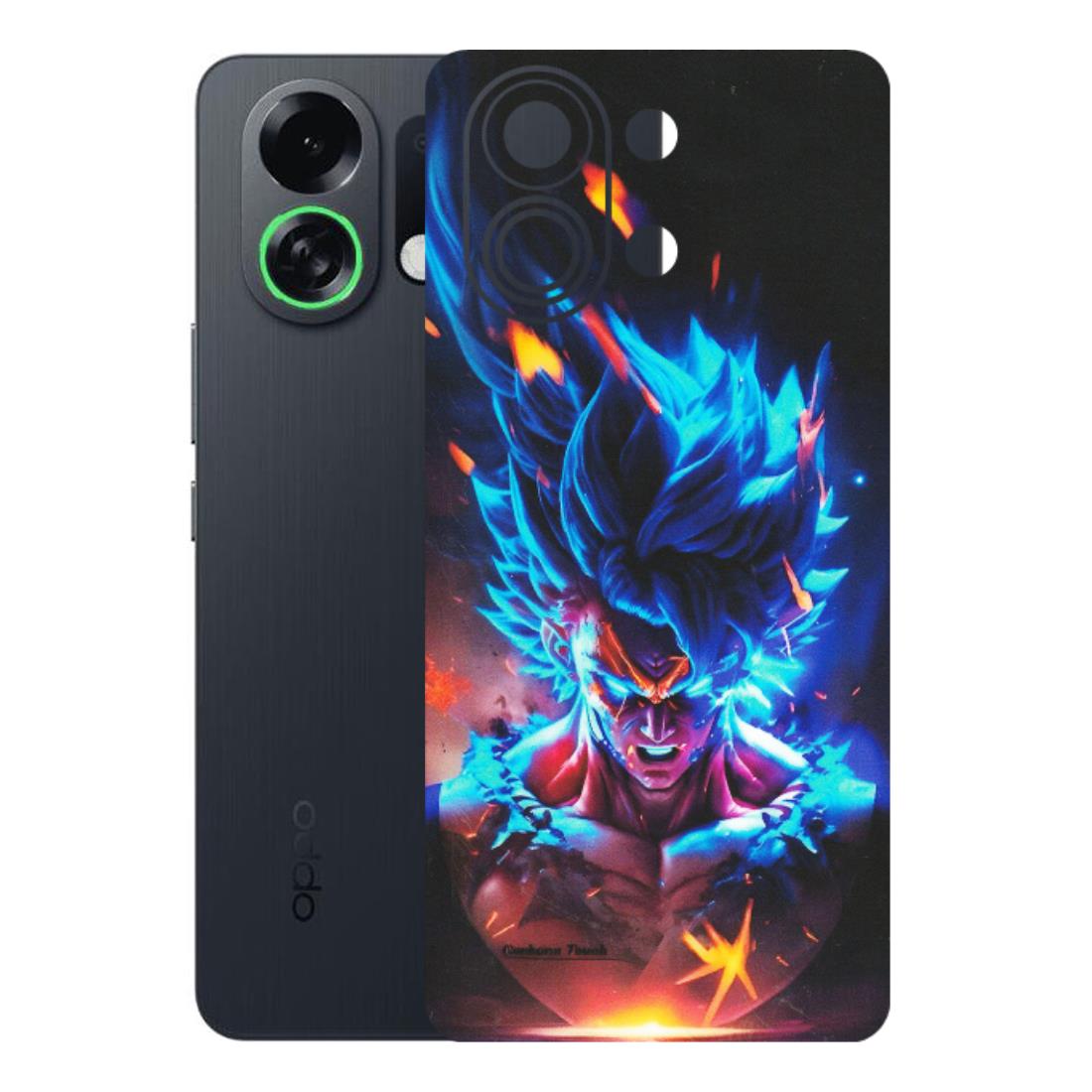 OPPO Phone Skins 2025 (All Models) - Angry Goku Dragon Ball Anime - Matte Finish (M-150) Oppo K13 Turbo 5G