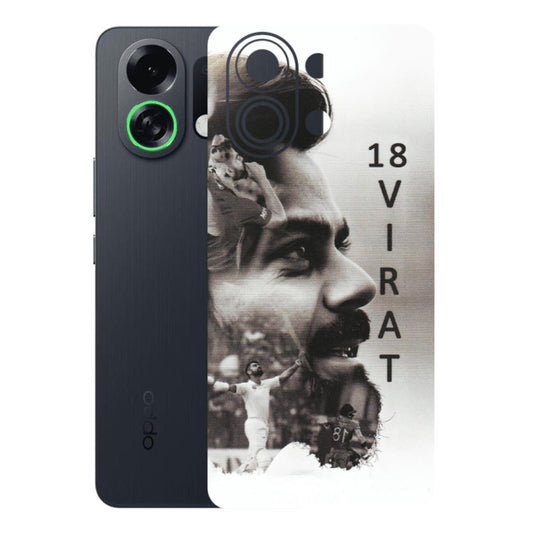 OPPO Phone Skins 2025 (All Models) - Virat Kohli Cricketer - Matte Finish (M-163) Oppo K13 Turbo 5G