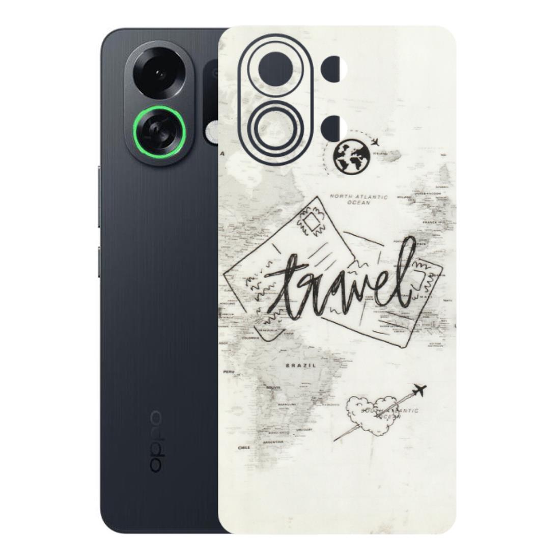 OPPO Phone Skins 2025 (All Models) - Travel Ticket - Transparent Finish (T-06) Oppo K13 Turbo 5G