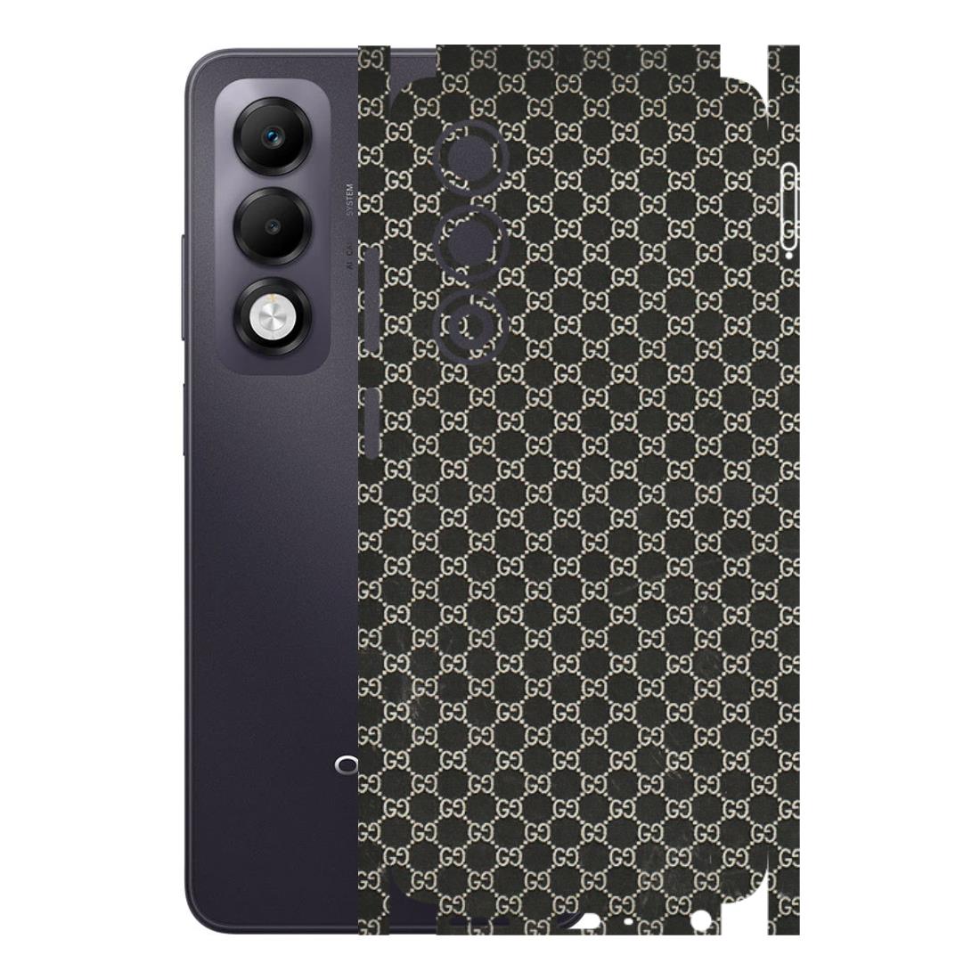 OPPO Phone Skins 2025 (All Models) - Black G Print - 3D Embossed Finish (L-109) Oppo K13x 5G
