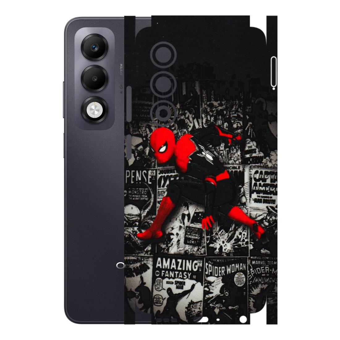 OPPO Phone Skins 2025 (All Models) - SpiderMan New - 3D Embossed Finish (L-162) Oppo K13x 5G