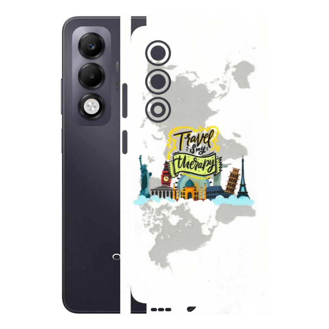 OPPO Phone Skins 2025 (All Models) - Travel Therapy - 3D Embossed Finish (L-199) Oppo K13x 5G