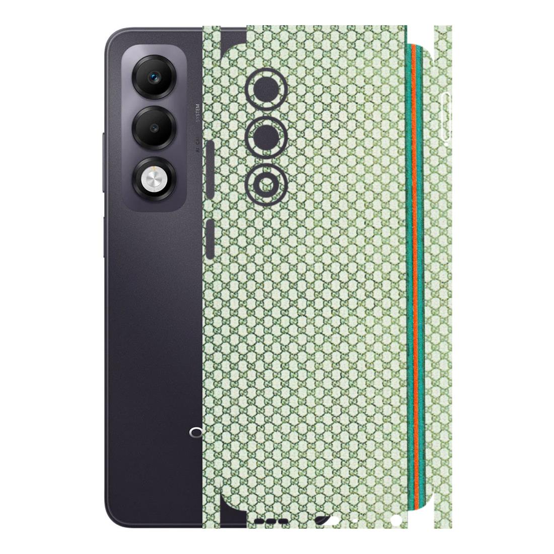 OPPO Phone Skins 2025 (All Models) - Gucci Fabric Pattern - 3D Embossed Finish (L-73) Oppo K13x 5G