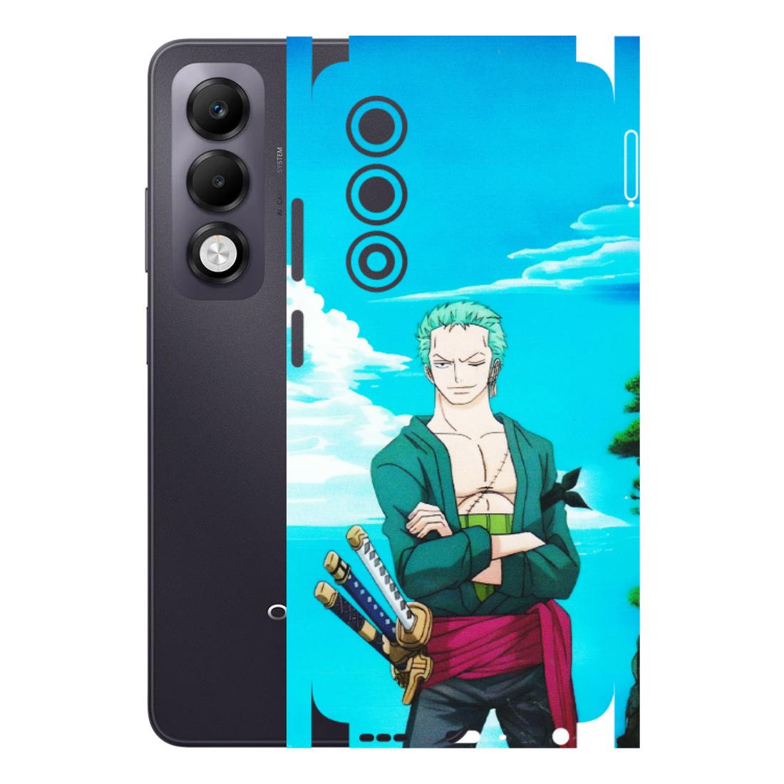 OPPO Phone Skins 2025 (All Models) - Cool Swordman Zoro Anime - Matte Finish (M-143) Oppo K13x 5G