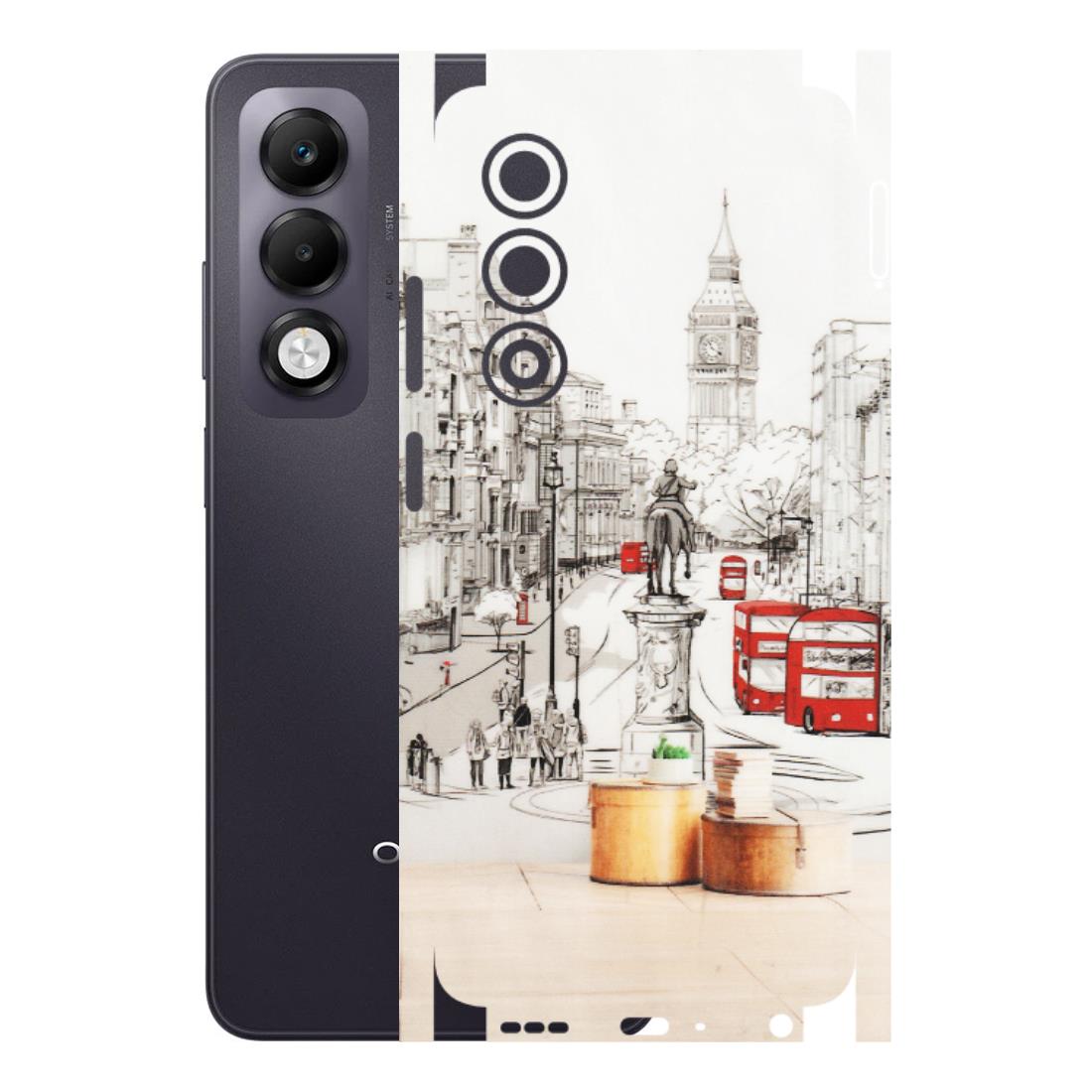 OPPO Phone Skins 2025 (All Models) - London Street - Transparent Finish (T-02) Oppo K13x 5G