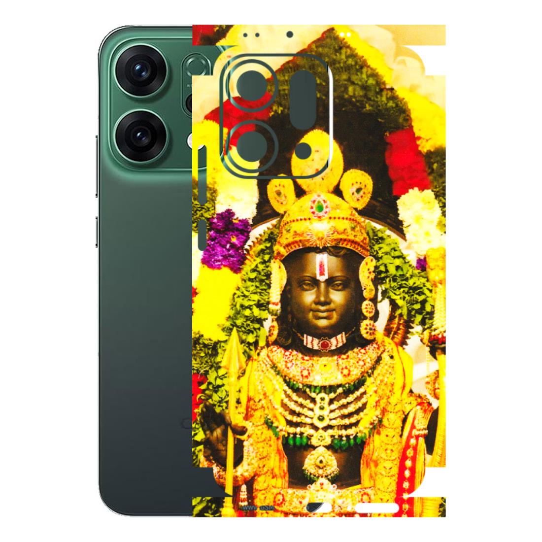 OPPO Phone Skins 2025 (All Models) - Ram Lalla Ayodhya - 3D Embossed Finish (L-103) Oppo Reno 14 5G