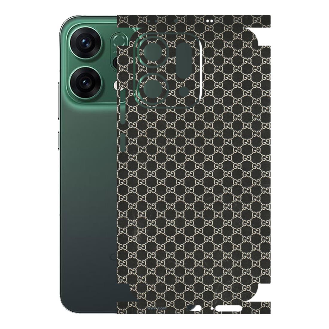 OPPO Phone Skins 2025 (All Models) - Black G Print - 3D Embossed Finish (L-109) Oppo Reno 14 5G