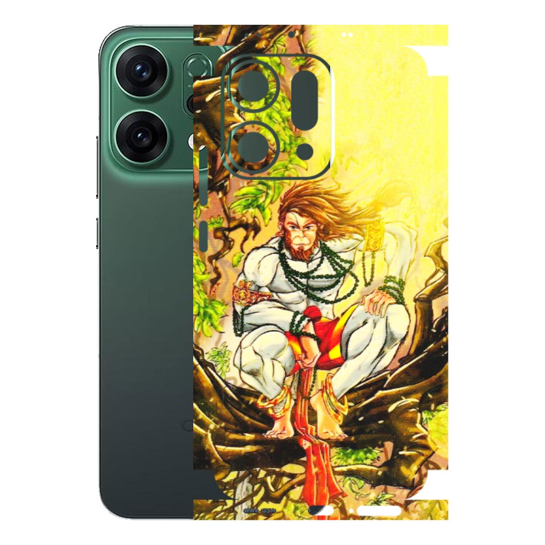OPPO Phone Skins 2025 (All Models) - Lord Hanuman - 3D Embossed Finish (L-152) Oppo Reno 14 5G