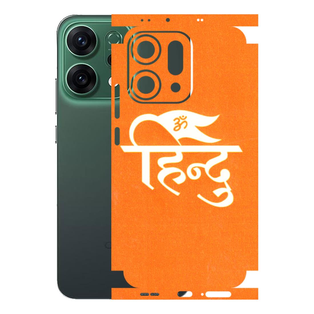 OPPO Phone Skins 2025 (All Models) - Hindu Kesari - 3D Embossed Finish (L-154) Oppo Reno 14 5G