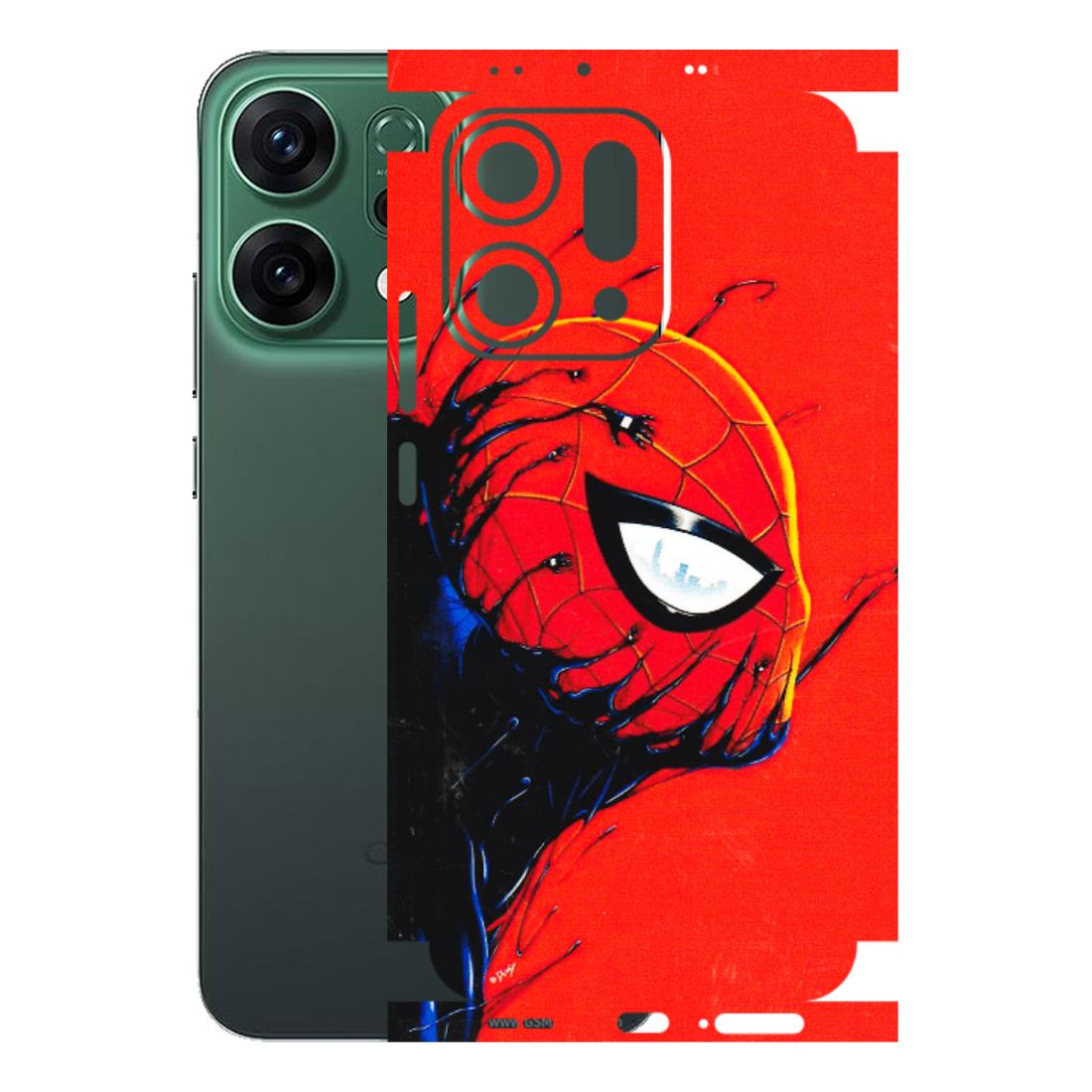 OPPO Phone Skins 2025 (All Models) - Spiderman Face Venom - 3D Embossed Finish (L-165) Oppo Reno 14 5G
