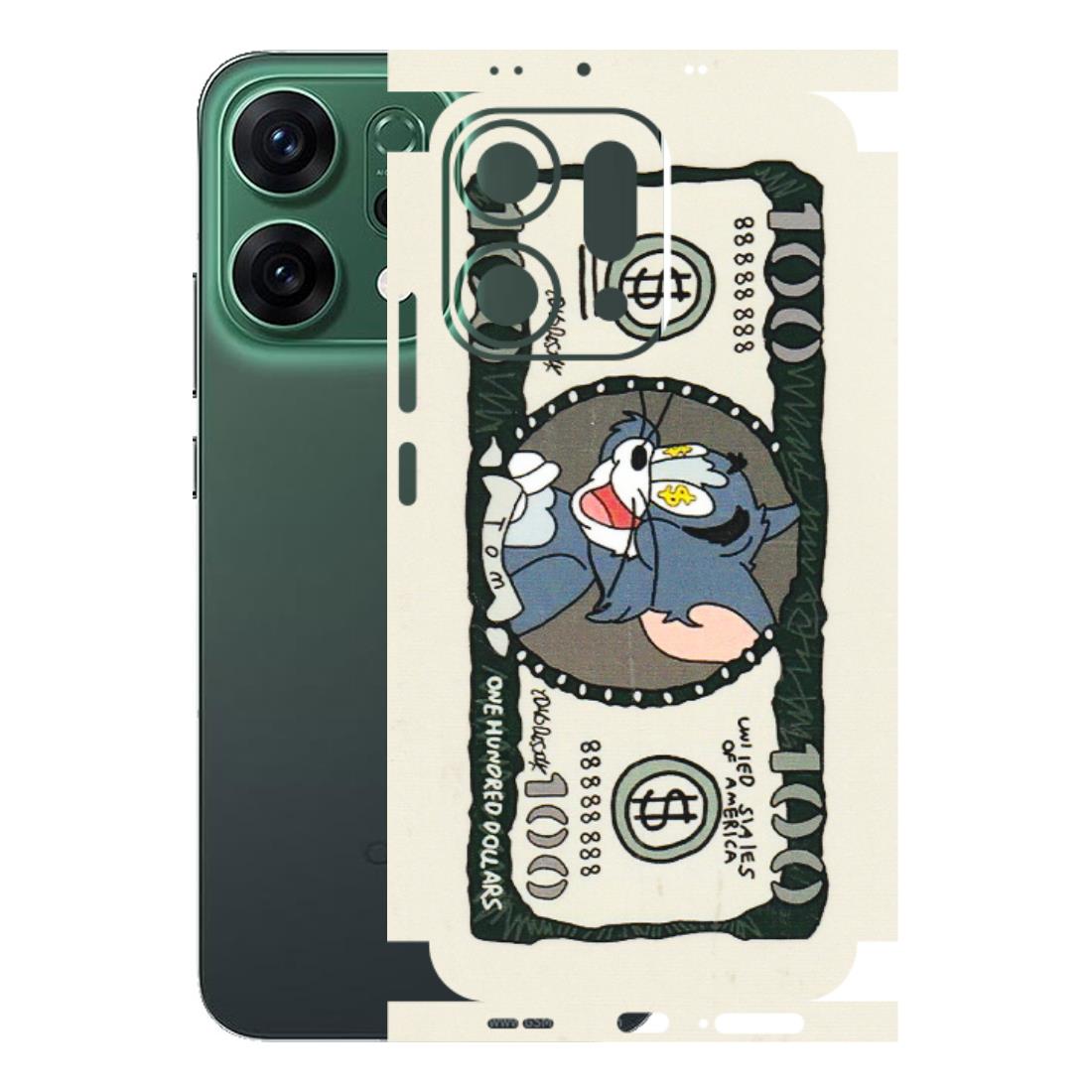 OPPO Phone Skins 2025 (All Models) - Tom Hundred Dollar - 3D Embossed Finish (L-324) Oppo Reno 14 5G