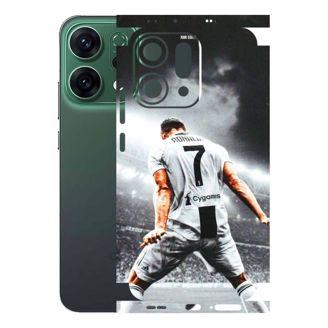 OPPO Phone Skins 2025 (All Models) - Ronaldo CR7 Crazy - 3D Embossed Finish (L-44) Oppo Reno 14 5G