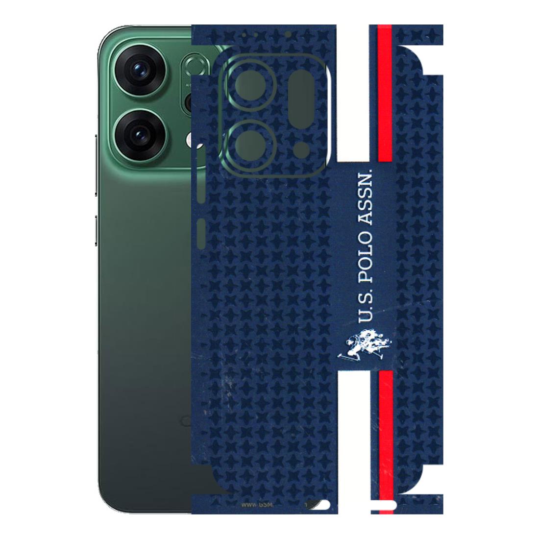 OPPO Phone Skins 2025 (All Models) - US POLO Designer Brand - 3D Embossed Finish (L-65) Oppo Reno 14 5G