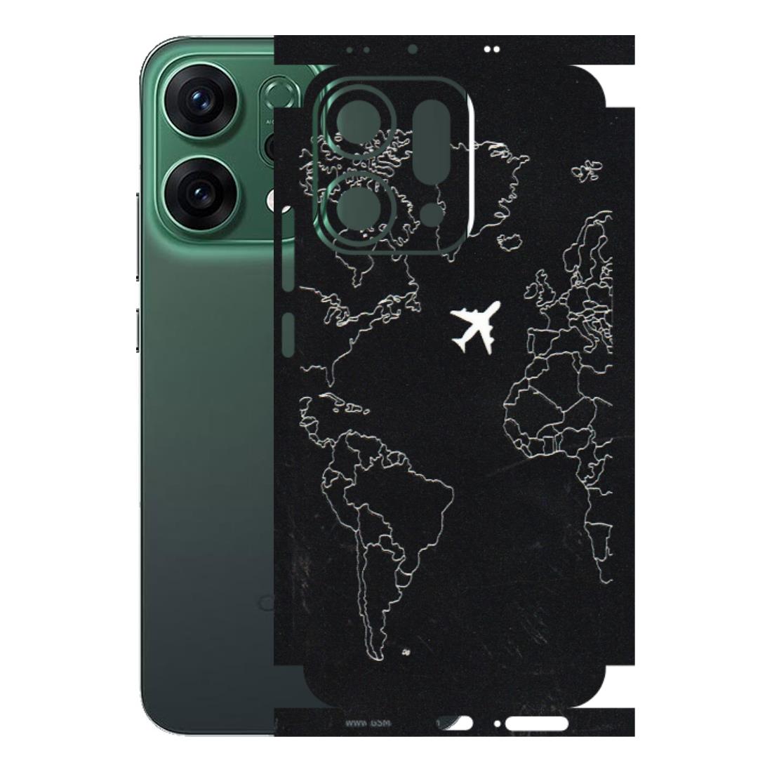 OPPO Phone Skins 2025 (All Models) - Never Ending Travel - 3D Embossed Finish (L-79) Oppo Reno 14 5G