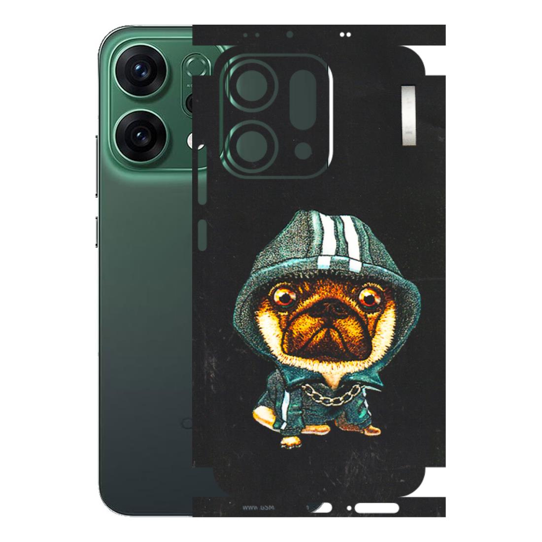 OPPO Phone Skins 2025 (All Models) - Puppy N Hoodie - 3D Embossed Finish (L-90) Oppo Reno 14 5G