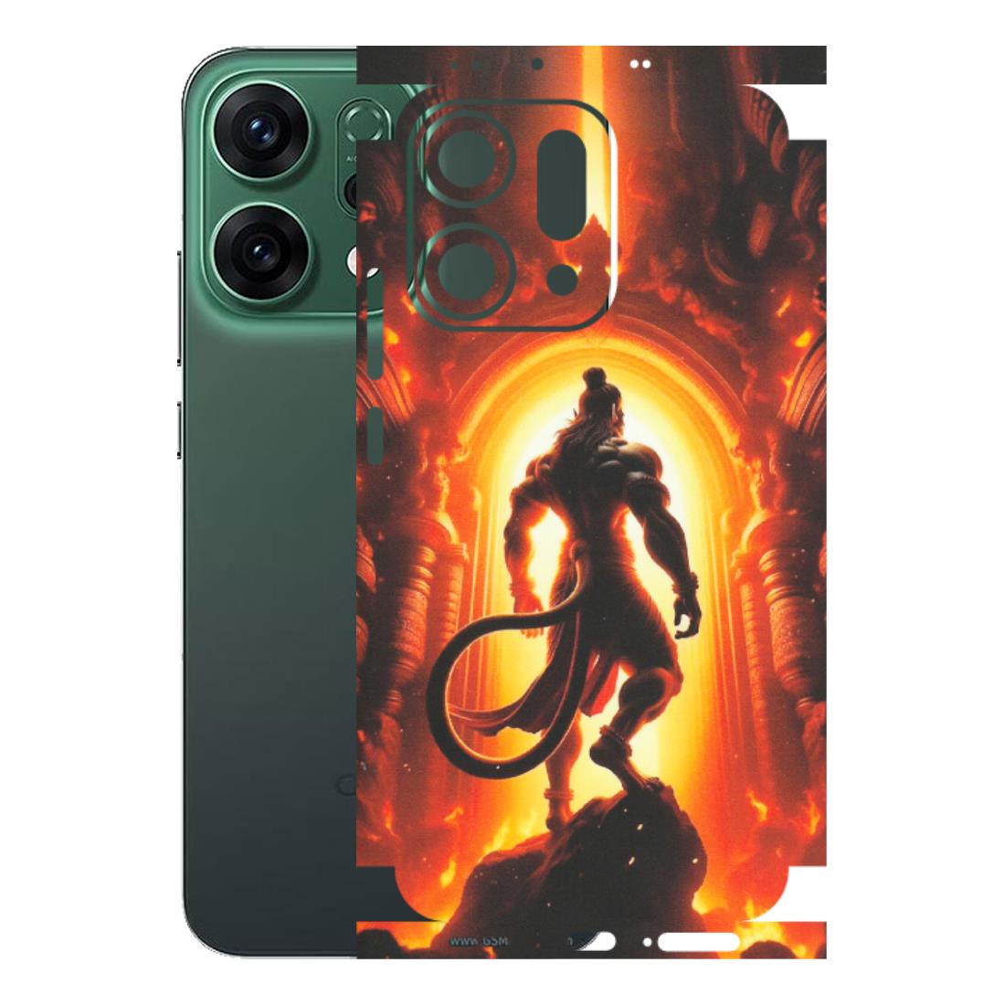 OPPO Phone Skins 2025 (All Models) - HanumanJi - Matte Finish (M-06) Oppo Reno 14 5G