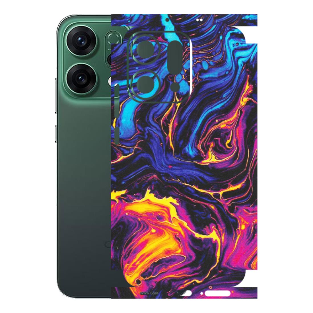 OPPO Phone Skins 2025 (All Models) - Abstract Paint Classy - Matte Finish (M-15) Oppo Reno 14 5G