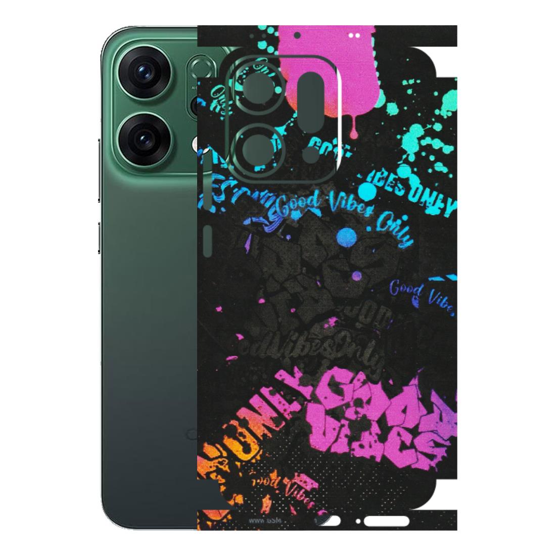 OPPO Phone Skins 2025 (All Models) - Majestic Black Vibes - Matte Finish (M-62) Oppo Reno 14 5G