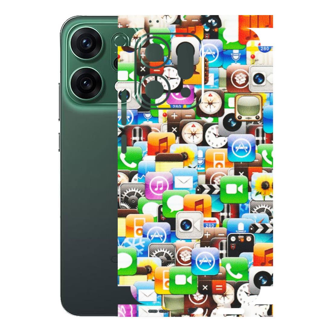 OPPO Phone Skins 2025 (All Models) - All Apple Icons - Matte Finish (M-93) Oppo Reno 14 5G