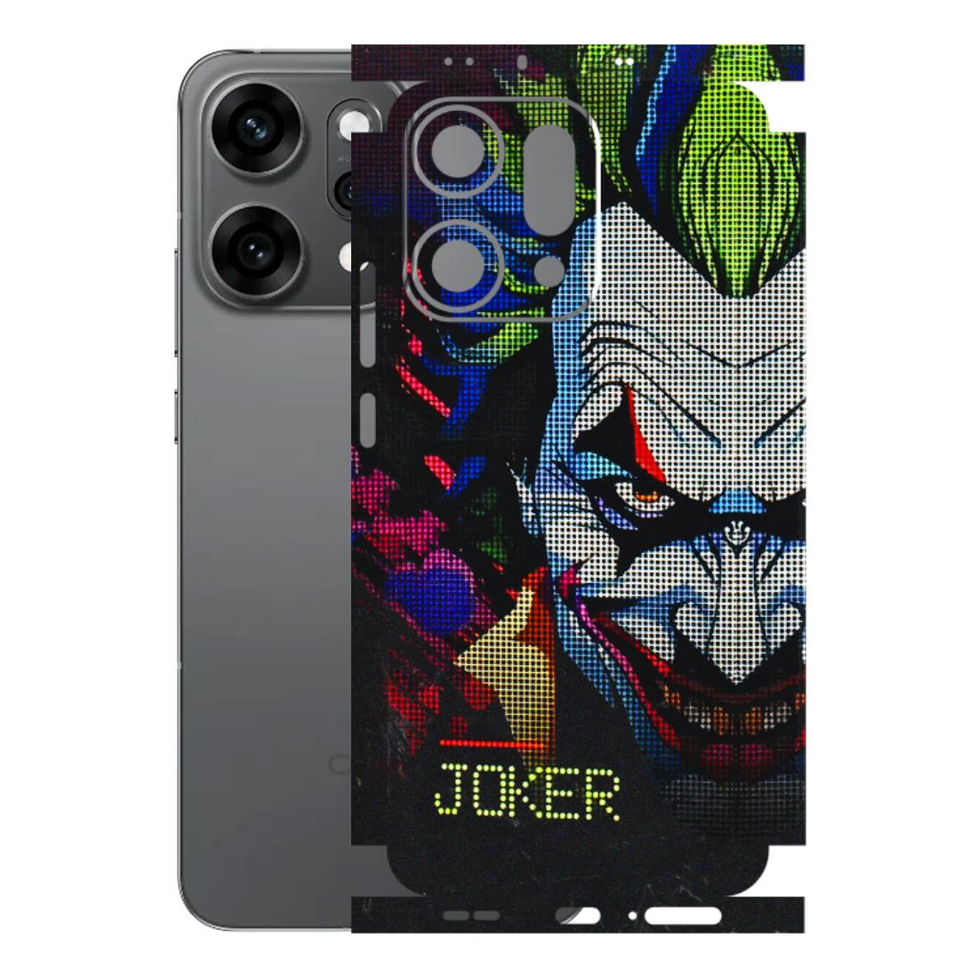 OPPO Phone Skins 2025 (All Models) - Joker Dot Matrix - 3D Embossed Finish (L-08) Oppo Reno 14 Pro 5G
