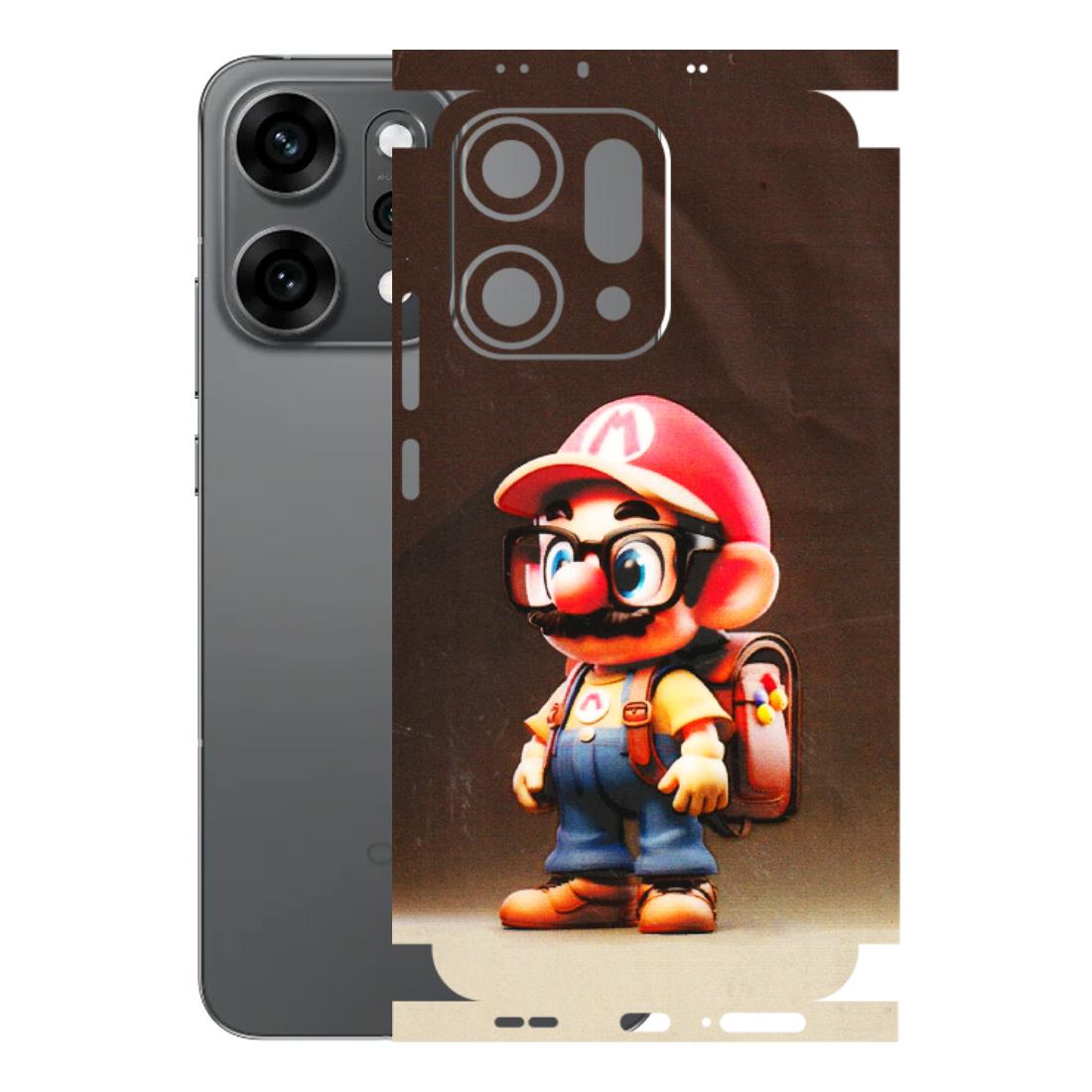 OPPO Phone Skins 2025 (All Models) - Little Mario - 3D Embossed Finish (L-119) Oppo Reno 14 Pro 5G