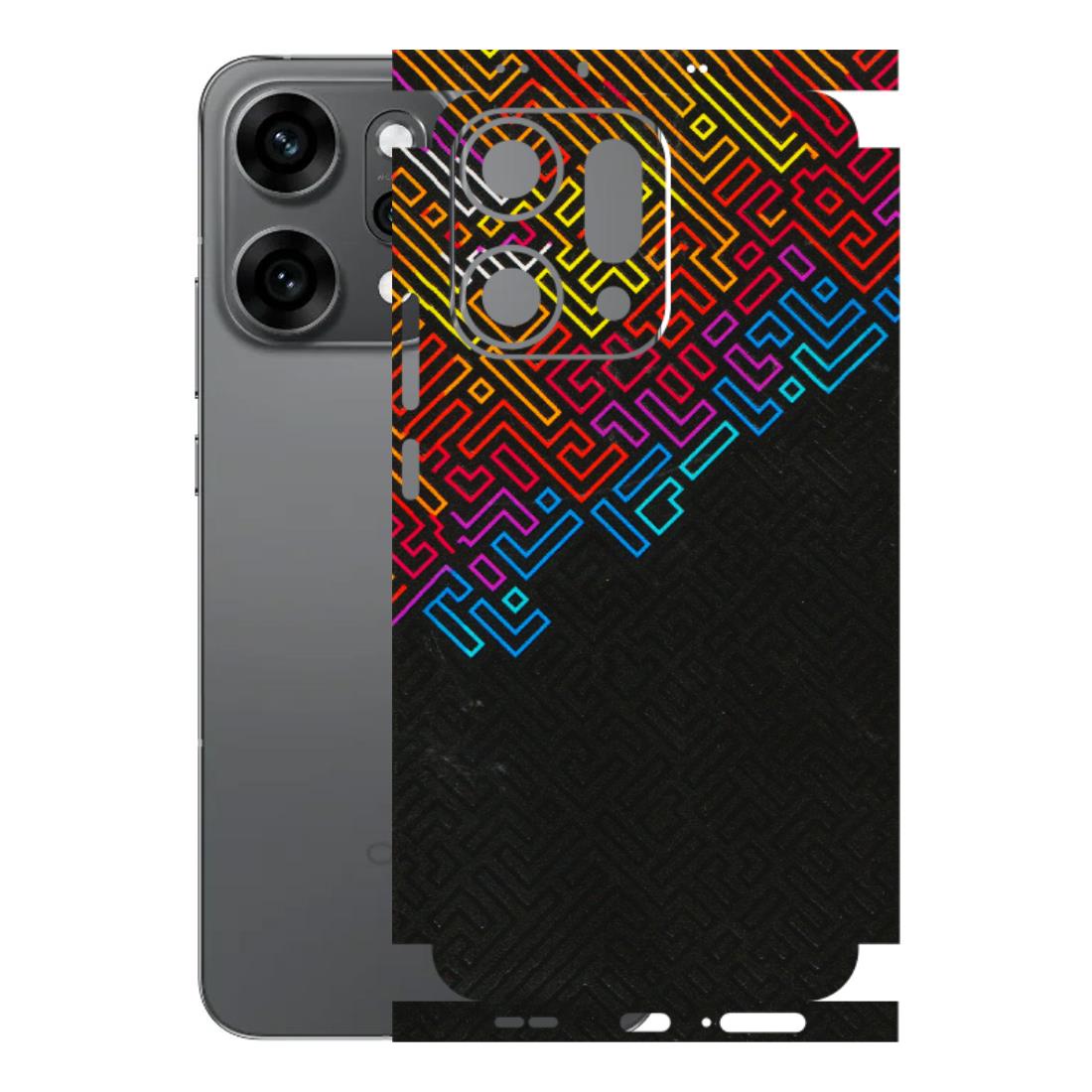 OPPO Phone Skins 2025 (All Models) - Dotme Pattern Art - 3D Embossed Finish (L-121) Oppo Reno 14 Pro 5G