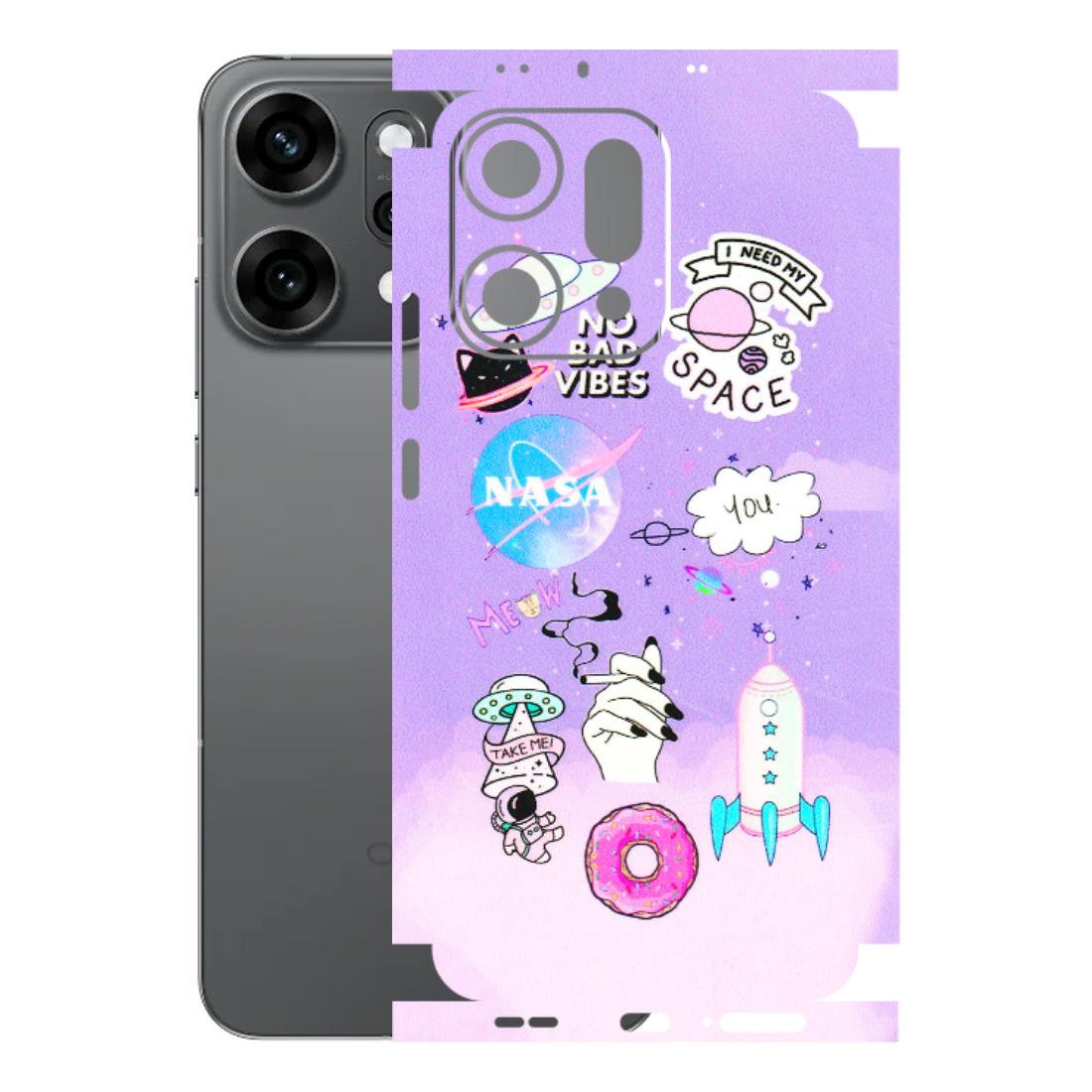 OPPO Phone Skins 2025 (All Models) - I Need My Nasa Skin - 3D Embossed Finish (L-149) Oppo Reno 14 Pro 5G