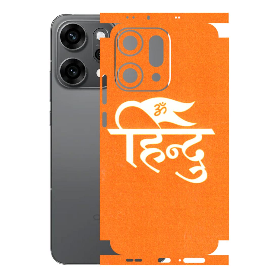 OPPO Phone Skins 2025 (All Models) - Hindu Kesari - 3D Embossed Finish (L-154) Oppo Reno 14 Pro 5G