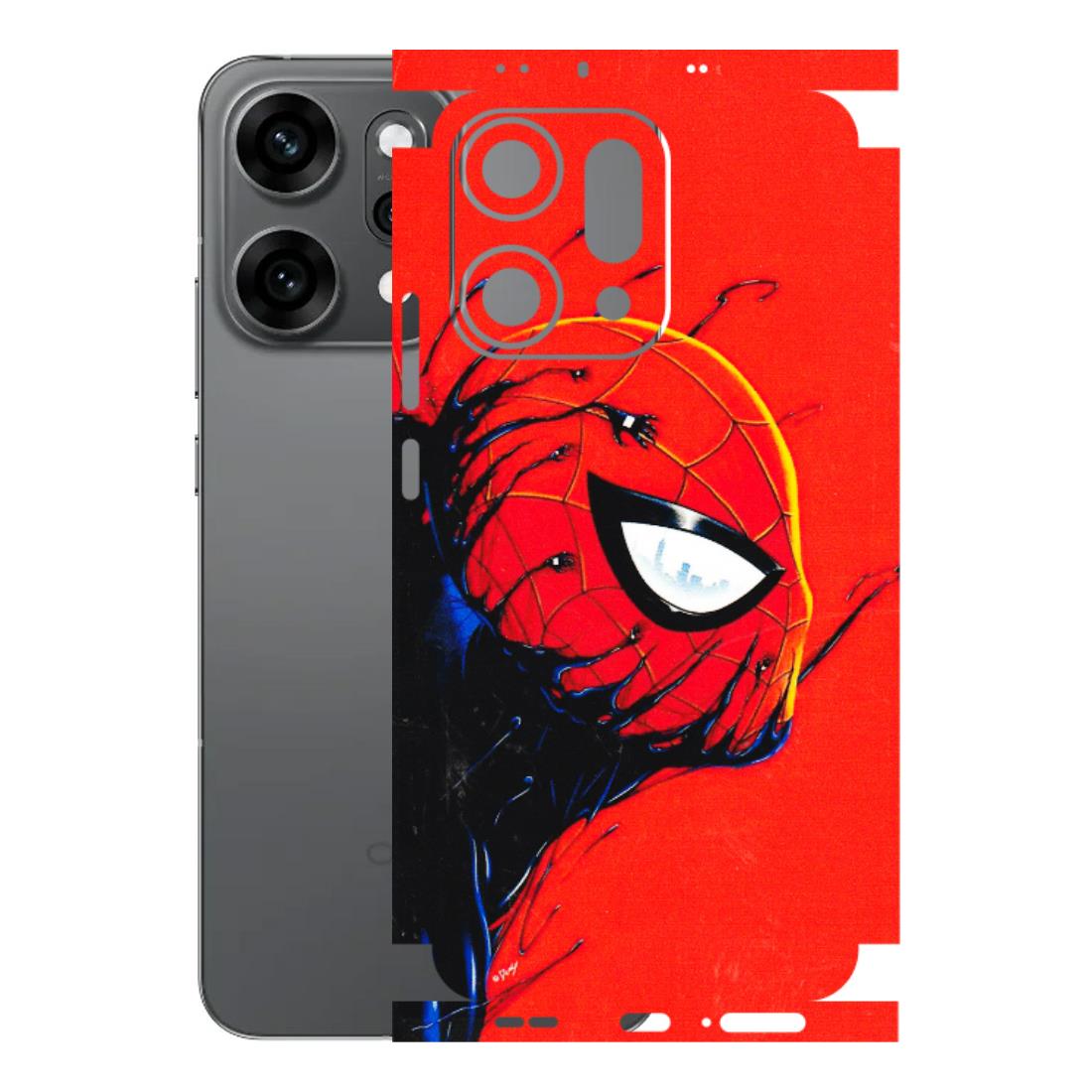 OPPO Phone Skins 2025 (All Models) - Spiderman Face Venom - 3D Embossed Finish (L-165) Oppo Reno 14 Pro 5G