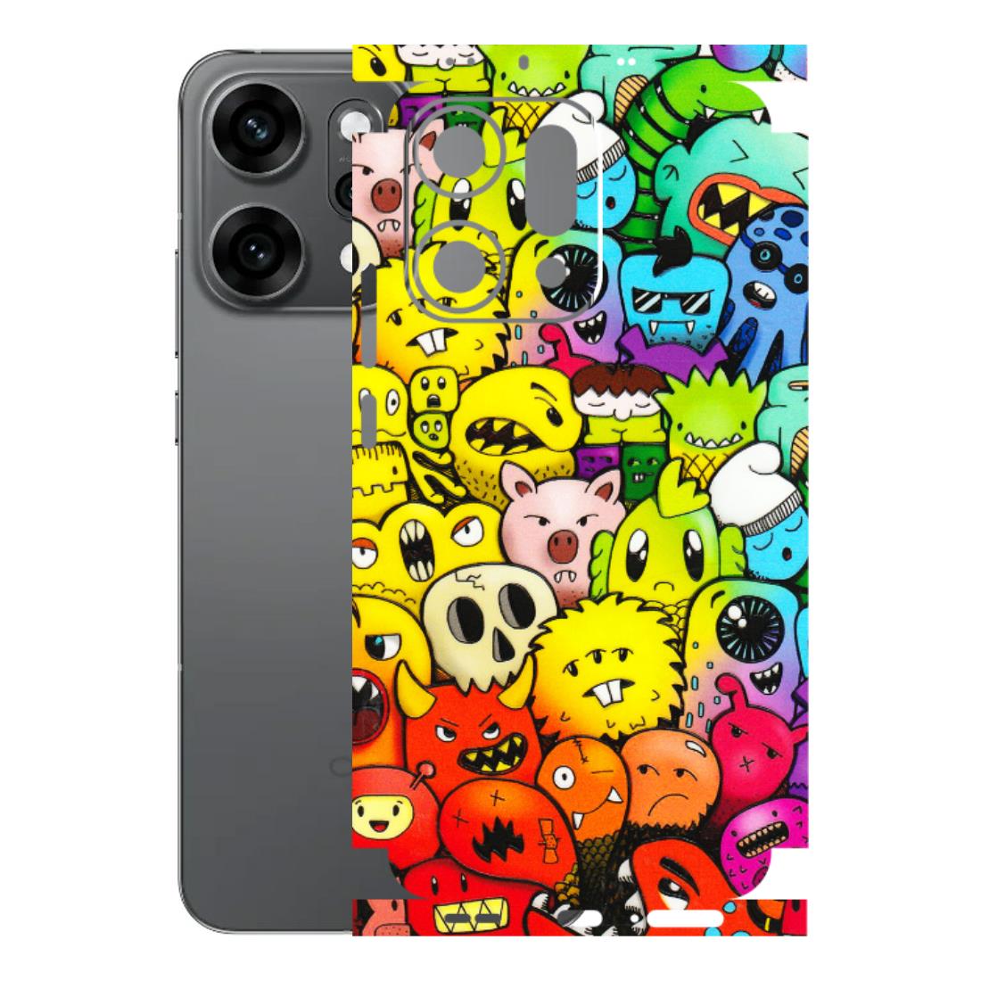OPPO Phone Skins 2025 (All Models) - Angry Funkies - 3D Embossed Finish (L-169) Oppo Reno 14 Pro 5G