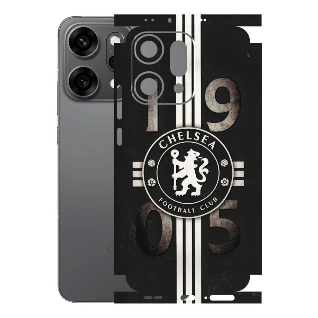 OPPO Phone Skins 2025 (All Models) - Chelsea Fan Club - 3D Embossed Finish (L-36) Oppo Reno 14 Pro 5G
