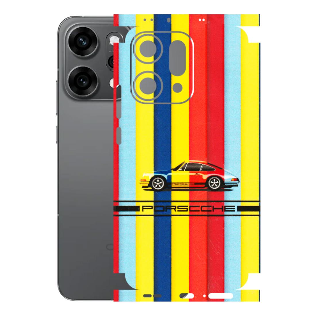 OPPO Phone Skins 2025 (All Models) - Multicolour Porche - 3D Embossed Finish (L-39) Oppo Reno 14 Pro 5G