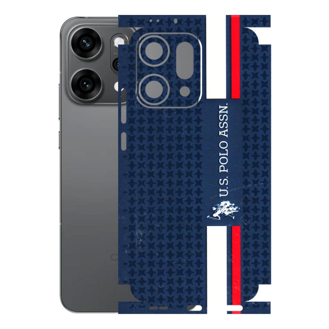 OPPO Phone Skins 2025 (All Models) - US POLO Designer Brand - 3D Embossed Finish (L-65) Oppo Reno 14 Pro 5G