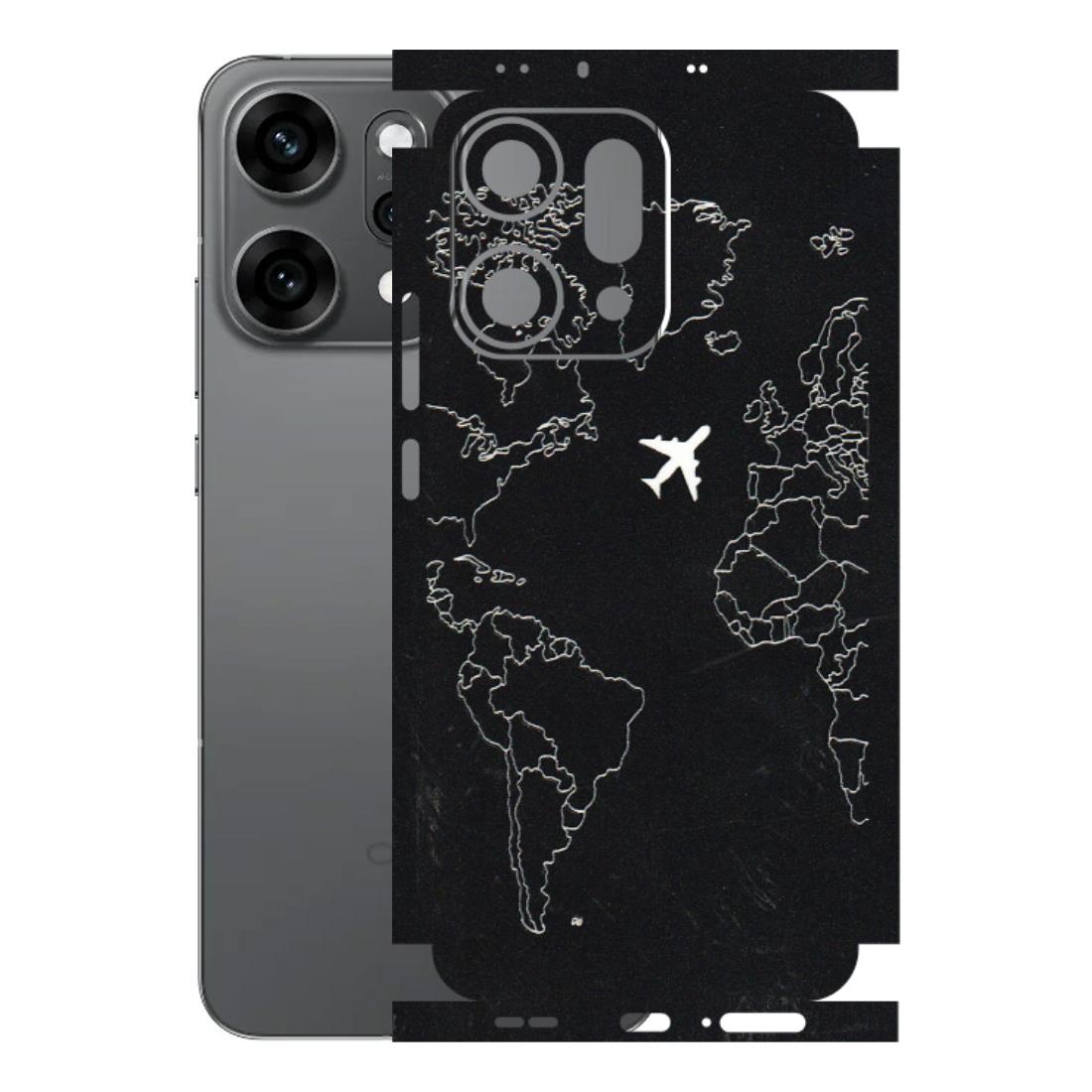 OPPO Phone Skins 2025 (All Models) - Never Ending Travel - 3D Embossed Finish (L-79) Oppo Reno 14 Pro 5G